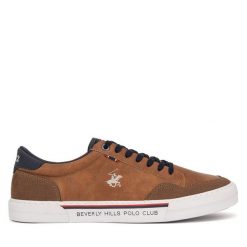 Tenisówki Beverly Hills Polo Club. Brązowe trampki Beverly Hills Polo Club, m, bez wzorów, bez zapięcia. Za 229.99 zł.