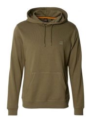 Hugo Boss Bluza w kolorze khaki rozmiar: M. Brązowe bluzy z kapturem HUGO BOSS, m, bez wzorów, z bawełny, z kapturem. Za 326.99 zł.