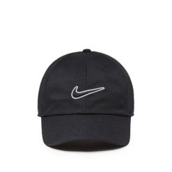 Czapka z daszkiem Nike Club Cap. Czarne czapki z daszkiem Nike, bez wzorów. Za 99.99 zł.