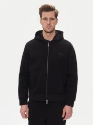 Armani Exchange Bluza XM000515 AF13047 MC105 Czarny Regular Fit. Czarne bluzy Armani Exchange, m, bez wzorów, z bawełny, bez kaptura. Za 699.99 zł.