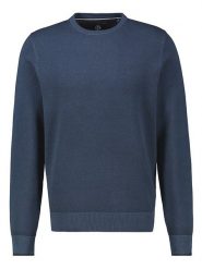 Lerros Sweter w kolorze granatowym rozmiar: XL. Niebieskie swetry nierozpinane Lerros, xl, bez wzorów, z bawełny, bez kołnierzyka, bez ramiączek. Za 144.95 zł.