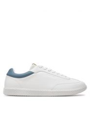 Calvin Klein Sneakersy Low Top Lace Up Lth HM0HM01790 Biały. Białe buty sportowe casual CALVIN KLEIN, bez wzorów, ze skóry, bez zapięcia. Za 329.99 zł.