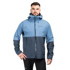 Kurtka trekkingowa męska Seeker GTX. Niebieskie kurtki Marmot, m, bez wzorów, z hardshellu, bez kaptura. Za 1,623.75 zł.