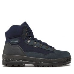 Trekkingi Grisport. Niebieskie botki sznurowane Grisport, bez wzorów, bez obcasa, bez zapięcia. Za 239.99 zł.