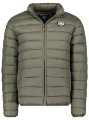 Geographical Norway Kurtka pikowana "Amigobadge Basic" w kolorze khaki rozmiar: L. Brązowe kurtki Geographical Norway, l, bez wzorów, bez kaptura. Za 154.79 zł.