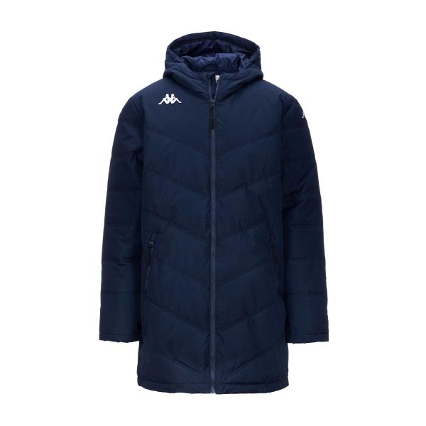 Kurtka puchowa Kappa Giambolo. Niebieskie kurtki Kappa, na zimę, m, bez wzorów, z poliesteru, bez kaptura. Za 474.00 zł.