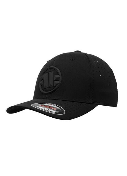 Czapka męska Pitbull Full Cap Tech 3D Logo. Czarne czapki z daszkiem PITBULL, bez wzorów, z bawełny. Za 169.00 zł.