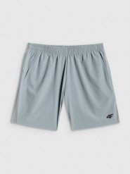 4F Spodenki treningowe szybkoschnące męskie - szare XXL. Szare krótkie spodenki sportowe 4F, m, bez wzorów, z dzianiny. Za 99.99 zł.