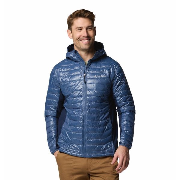 Columbia Kurtka Powder Pass 2126101478. Niebieskie kurtki Columbia, bez wzorów, bez kaptura. Za 349.99 zł.