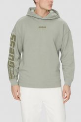 GUESS Zielona bluza męska Dalim Over z kapturem, Rozmiar XXL. Zielone bluzy z kapturem Guess, m, z aplikacjami, z kapturem. W wyprzedaży za 274.99 zł.