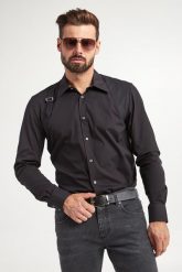 Koszula męska popelinowa ALEXANDER MCQUEEN. Koszule ALEXANDER MCQUEEN, m, bez wzorów, bez kołnierzyka, bez ramiączek. W wyprzedaży za 2,029.30 zł.