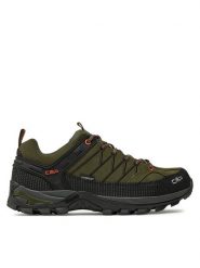 CMP Trekkingi Rigel Low 3Q13247 Zielony. Zielone buty trekkingowe CMP, bez wzorów, ze skóry, bez zapięcia. Za 349.99 zł.
