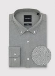 PAKO LORENTE – Szara koszula męska. Szare koszule Pako Lorente, m, bez wzorów, z bawełny, bez kołnierzyka, bez ramiączek. Za 299.99 zł.