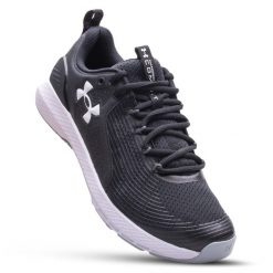 Buty do biegania męskie UNDER ARMOUR Charged Commit 3. Czarne buty do biegania Under Armour, bez wzorów, bez zapięcia, do biegania. Za 249.99 zł.