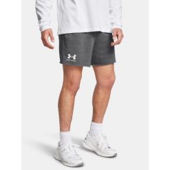 Spodenki Under Armour Rival Terry. Szare szorty Under Armour, m, bez wzorów. Za 109.99 zł.