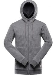 Alpine Pro Bluza "Lel" w kolorze szarym rozmiar: M. Szare bluzy Alpine Pro, m, bez wzorów, bez kaptura. Za 283.48 zł.