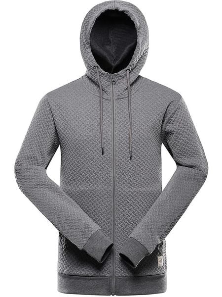 Alpine Pro Bluza "Lel" w kolorze szarym rozmiar: M. Szare bluzy Alpine Pro, m, bez wzorów, bez kaptura. Za 283.48 zł.
