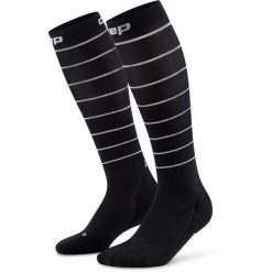 Skarpety kompresyjne CEP Compression Pro Reflective 2.0 Tall. Czarne odzież kompresyjna CEP, bez wzorów. Za 244.00 zł.