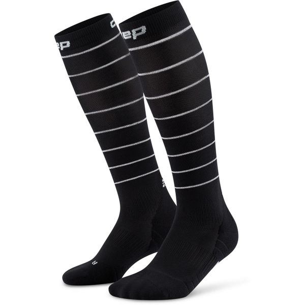 Skarpety kompresyjne CEP Compression Pro Reflective 2.0 Tall. Czarne odzież kompresyjna CEP, bez wzorów. Za 244.00 zł.