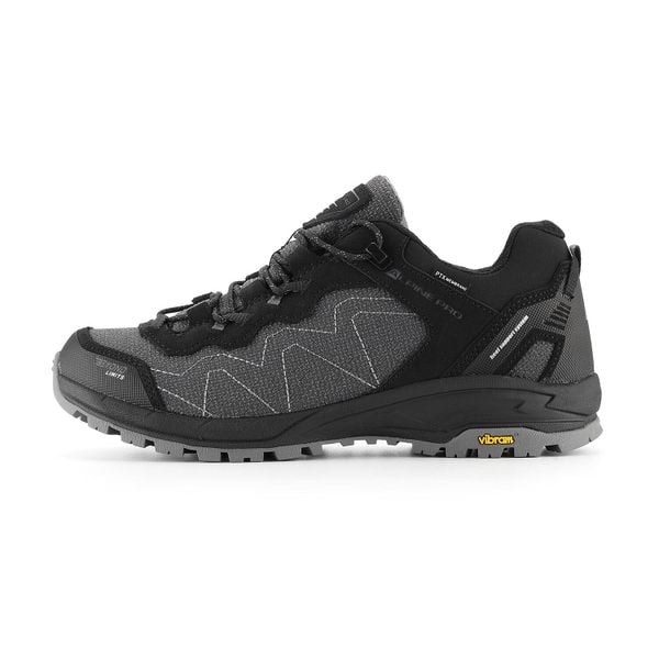 Buty niskie trekkingowe unisex Alpine Pro Ibane 2 Vibram. Czarne buty trekkingowe Alpine Pro, bez wzorów, ze skóry, bez zapięcia. W wyprzedaży za 569.00 zł.