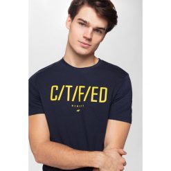 T-shirt męski TSM209 - ciemny granat. T-shirty marki 4F. Za 49.99 zł.