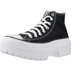 Tenisówki Converse Model Chuck Taylor All Star Lugge Kolor Czarny. Czarne trampki Converse, bez wzorów, bez zapięcia. Za 396.30 zł.