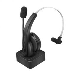 LogiLink BT0059 słuchawki/zestaw słuchawkowy Bezprzewodowy Opaska na głowę Biuro/centrum telefoniczne Bluetooth Podstawka do ładowania Czarny. Czarne słuchawki bezprzewodowe LogiLink. Za 177.99 zł.