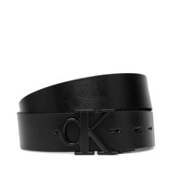 Pasek Męski Calvin Klein. Czarne paski CALVIN KLEIN, bez wzorów. Za 289.99 zł.