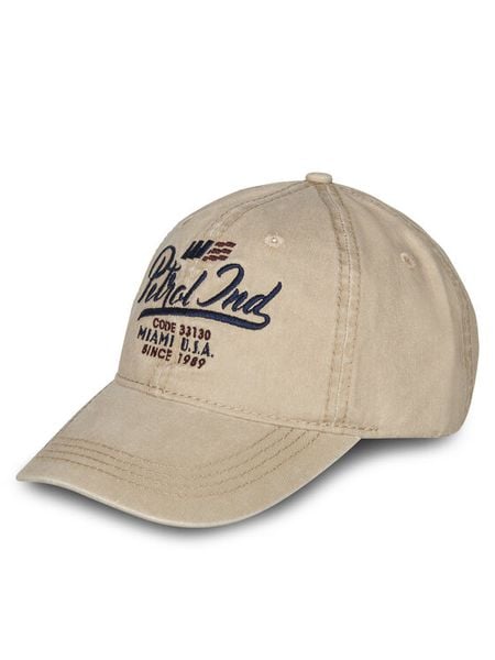 Petrol Industries Czapka z daszkiem M-1050-CAP820 Beżowy. Brązowe czapki z daszkiem Petrol Industries, bez wzorów, z bawełny. Za 69.99 zł.