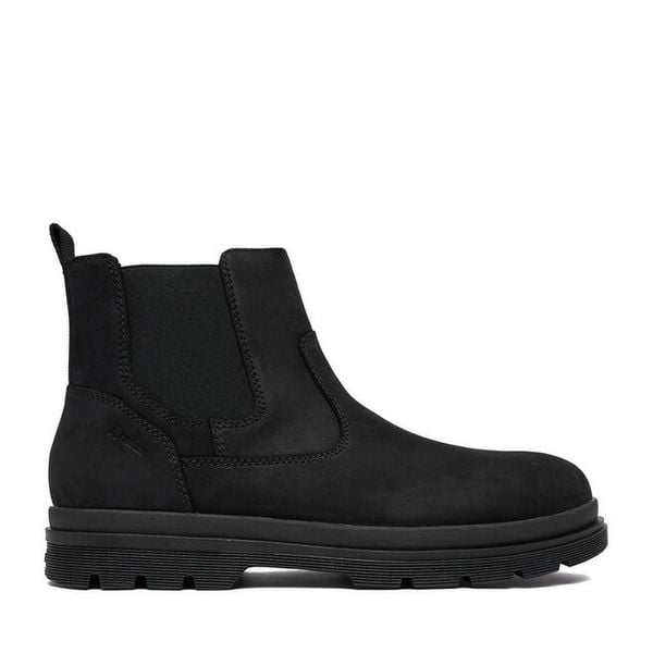 Botki Rieker. Czarne botki sznurowane Rieker, bez wzorów, bez obcasa, bez zapięcia. Za 449.99 zł.