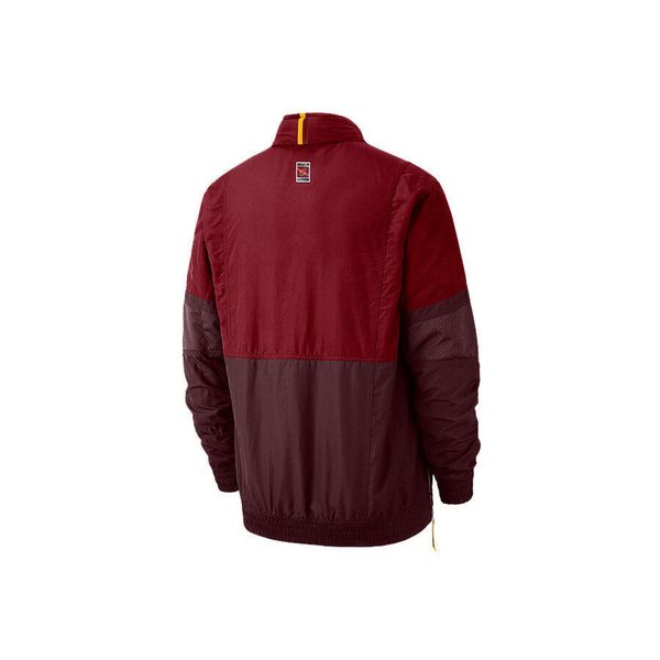 Kurtka męska nike nba cleveland cavaliers courtside jacket team red. Czerwone kurtki Nike, m, bez wzorów, z nylonu, bez kaptura, do biegania. Za 569.00 zł.