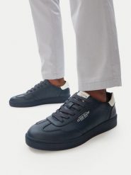 Guess Jeans Sneakersy CWBEO-LUNARI-03 WE Granatowy. Niebieskie buty sportowe casual Guess Jeans, z aplikacjami, z jeansu, bez zapięcia. Za 279.99 zł.