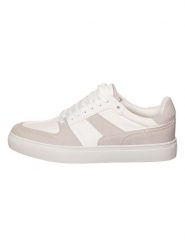 Aldo Sneakersy w kolorze biało-granatowym rozmiar: 42. Białe buty sportowe casual Aldo, bez wzorów, bez zapięcia. Za 83.81 zł.