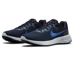 Buty do Biegania męskie Nike Revolution 6 NN. Niebieskie buty do biegania Nike, bez wzorów, bez zapięcia, do biegania, nike revolution. Za 242.10 zł.