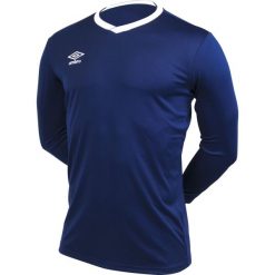 Dżersej z długim rękawem Umbro Cup. Białe bluzki z długim rękawem Umbro, m, bez wzorów, z dżerseju, bez kołnierzyka, bez ramiączek. Za 132.15 zł.