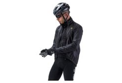 Kurtka rowerowa męska Alé Cycling Klimatik Guscio Light Pack. Czarne kurtki ALÉ CYCLING, na jesień, m, bez wzorów, z elastanu, bez kaptura. Za 380.45 zł.