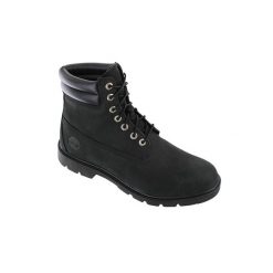 Trapery męskie, 6 IN WR Basic Boot. Czarne trapery Timberland, bez zapięcia. Za 749.99 zł.