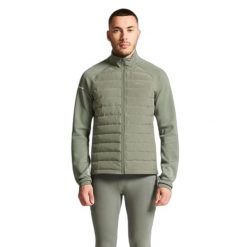 Kurtka puchowa Craft Subz 4. Zielone kurtki Craft, na zimę, m, bez wzorów, z puchu, bez kaptura. W wyprzedaży za 457.35 zł.