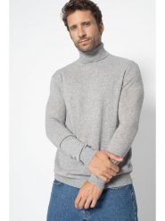 Perfect Cashmere Kaszmirowy golf "Trevor" w kolorze jasnoszarym rozmiar: M. Szare golfy Perfect Cashmere, m, bez wzorów, z kaszmiru, bez ramiączek. Za 434.99 zł.