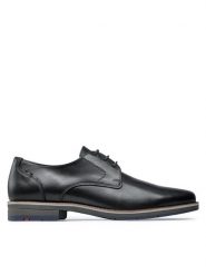 Lloyd Półbuty Langston 12-019-00 Czarny. Czarne eleganckie półbuty Lloyd, bez wzorów, ze skóry, bez obcasa, bez zapięcia. Za 429.99 zł.