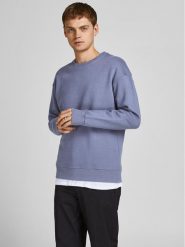 Jack&Jones Bluza Star 12208182 Niebieski Relaxed Fit. Niebieskie bluzy Jack&Jones, m, bez wzorów, z syntetyku, bez kaptura. Za 99.99 zł.