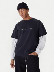 Quiksilver Bluza Openbar Crew EQYFT05154 Czarny Oversize. Czarne bluzy Quiksilver, m, bez wzorów, z bawełny, bez kaptura. Za 299.99 zł.