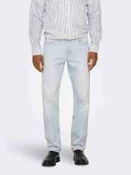 ONLY & SONS Dżinsy - Regular fit - w kolorze błękitnym rozmiar: W29/L30. Niebieskie jeansy Only & Sons, l. Za 79.21 zł.