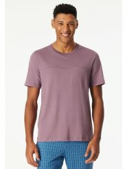 Schiesser Koszulka piżamowa w kolorze fioletowym rozmiar: 50. Różowe piżamy Schiesser, bez wzorów, z bawełny, bez ramiączek. Za 56.99 zł.