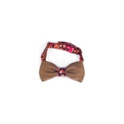 MUCHA LNIANA GOTOWA OLIVE FLOWERS. Krawaty i muchy marki R3s men's accessories. Za 59.00 zł.