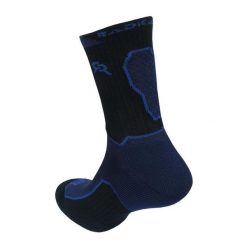 Skarpety termoaktywne turystyczne Rough Radical Crew na zimę i lato. Niebieskie skarpety ROUGH RADICAL, bez wzorów. Za 29.90 zł.