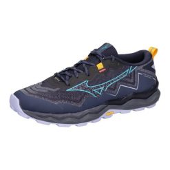 Buty do biegania męskie Mizuno Wave Daichi 9 GTX baritone blue/capri. Niebieskie buty do biegania Mizuno, bez wzorów, bez zapięcia, do biegania, mizuno wave. Za 519.99 zł.