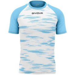 Koszulka Sportowa Givova Pixel dla Mężczyzn - Oddychająca i Lekka. Białe t-shirty sportowe Givova, bez wzorów, z poliesteru, bez ramiączek, do piłki nożnej. Za 140.99 zł.
