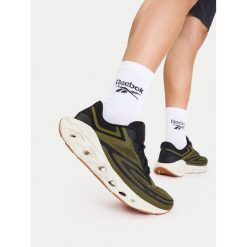 Buty do biegania Reebok. Brązowe buty do biegania Reebok, bez wzorów, bez zapięcia, do biegania. Za 349.99 zł.