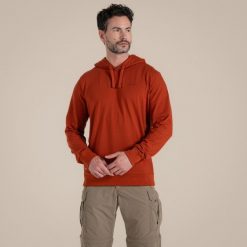 Bluza z kapturem Craghoppers NosiLife Tagus. Brązowe bluzy z kapturem Craghoppers, bez wzorów, z kapturem. Za 459.50 zł.